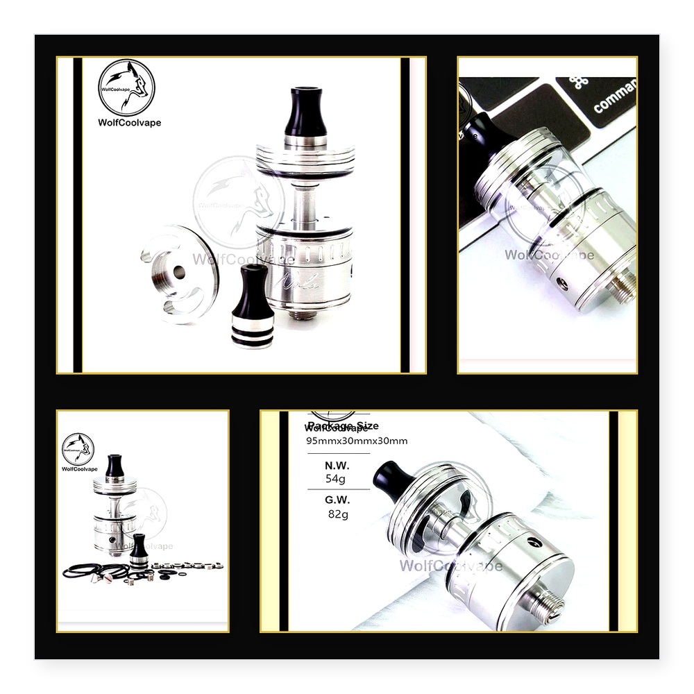 Vaping Air - Wolfcoolvape NOLA RTA Atomizzatore con Serbatoio